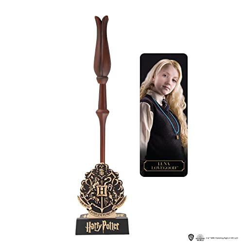 Cinereplicas Harry Potter - Luna Lovegood Wand Pen with Stand & Lenticular Bookmark - Official License - Image 5