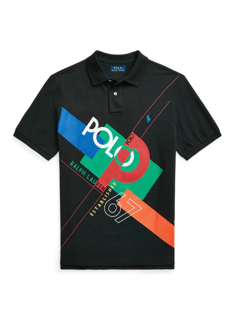 POLO RALPH LAUREN Classic Fit Logo Mesh Polo Shirt