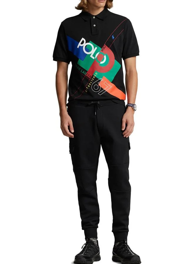 POLO RALPH LAUREN Classic Fit Logo Mesh Polo Shirt