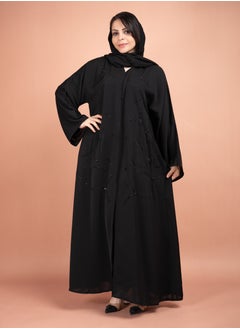 اكسا عباية اماراتية مطرزة خرز انيق AIK5068  - Image 1