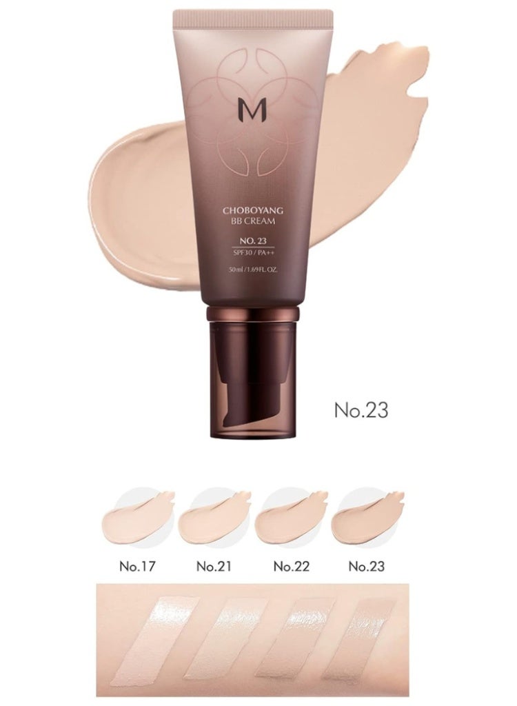 MISSHA M Choboyang BB Cream No. 23 Natural Beige for Smooth Coverage, Radiance & Korean Makeup Glow - Image 2
