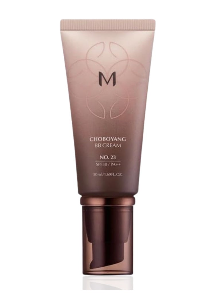 MISSHA M Choboyang BB Cream No. 23 Natural Beige for Smooth Coverage, Radiance & Korean Makeup Glow - Image 1
