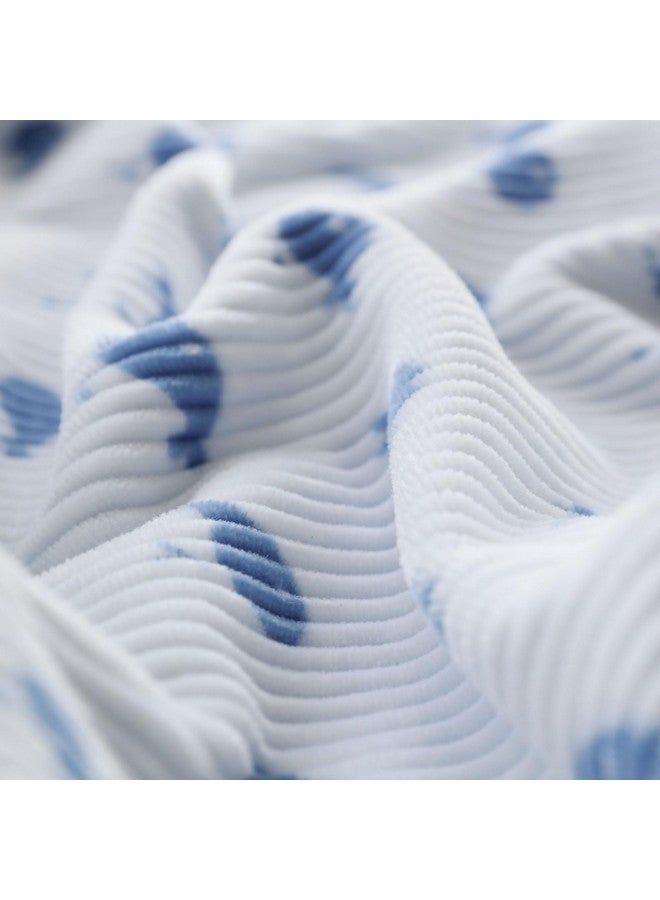 BORITAR Baby Blankets for Boys Girls, Super Soft Corduroy Toddler Blankets with Blue Whale Pattern and Double Dotted Fleece Backing for Infant Newborn Nursery Bed Blankets, 30 x 40 Inch - Image 4