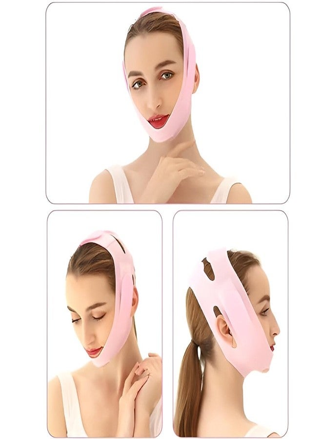 DUDSCOG Silicone V Face Mask for Face Lift - Facial Slimming Bandage for Chin & Cheek | Double Chin Reducer for Women & Men | Skin Tightening Belt for a Slim Lift Effect - Image 2