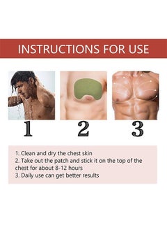 SOUTH MOON 12 Pieces Gynecomastia Plasters for Men, Turmeric Max Plasters, Turmericmax Gynecomastia Compress Plasters, Gynecomastia Cellulite Melting Plasters for Men  - Image 3