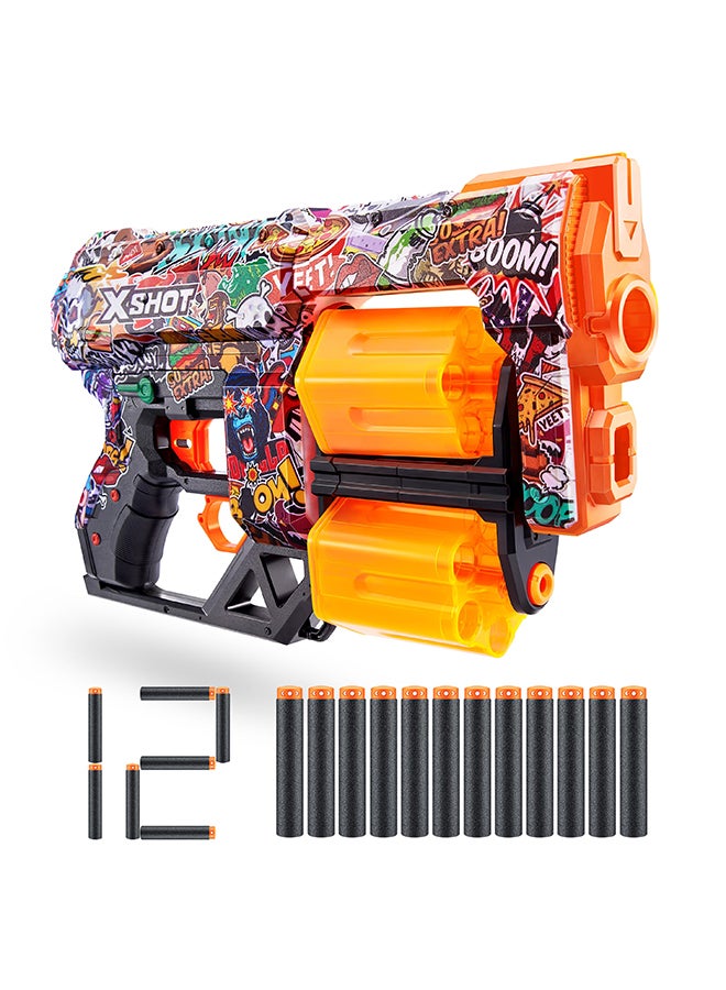 X-Shot Skins Dread Sketch - Action Aiming Game For Kids, Teen, Adults Boys & Girls, Outdoor Holiday Activities, Gifts For Kids Ages 8+ - Image 1