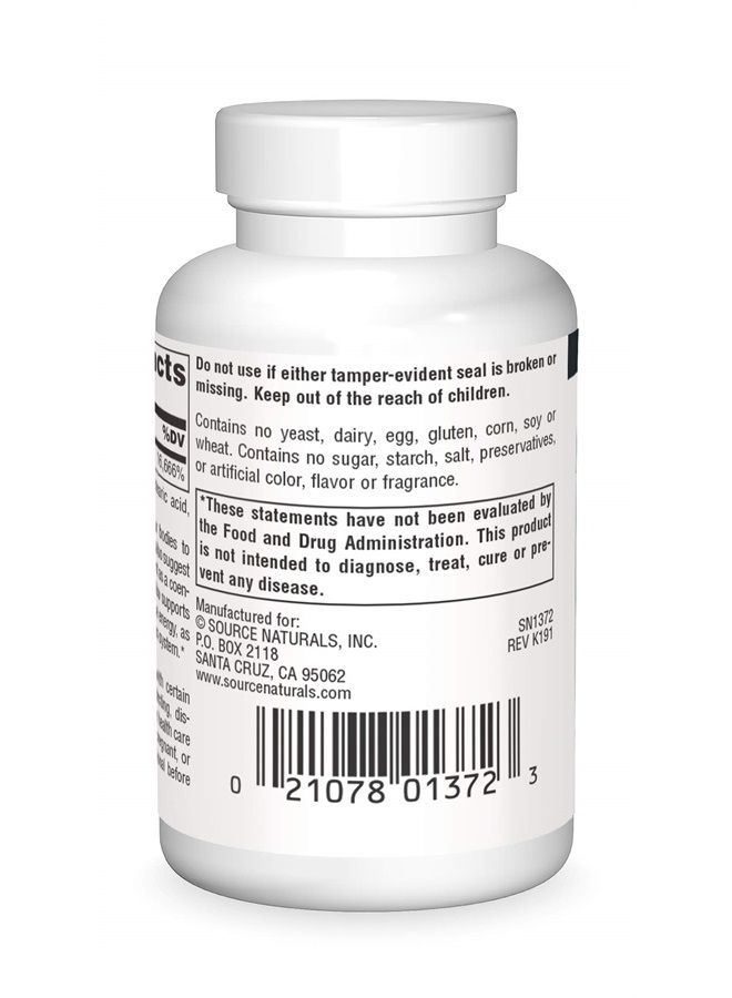 Source Naturals Biotin 5,000mcg High Potency B Vitamin Nutrients Support Healthy Hair, Skin & Nails - Maximum Strength Biotin Deficiency Supplement - 60 Tablets - Image 2