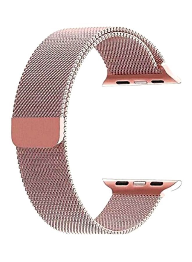 vesus Replacement Band For Apple Watch Series 4 38 mm Rose Gold