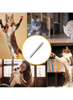 Generic Cat Laser Toy, Red Dot LED Light Pointer Interactive Toys Indoor Cats DogsLaser, Long Range 5 Modes Laser Projection Playpen for Kitten Outdoor Pet Chaser Tease Stick Training Exercise,USB  - Image 2