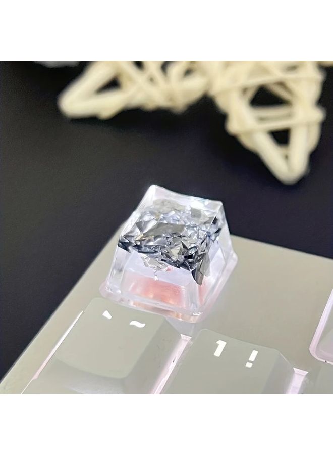 White Translucent Keycaps for Mechanical Keyboard DIY Colorful Customization - Image 4