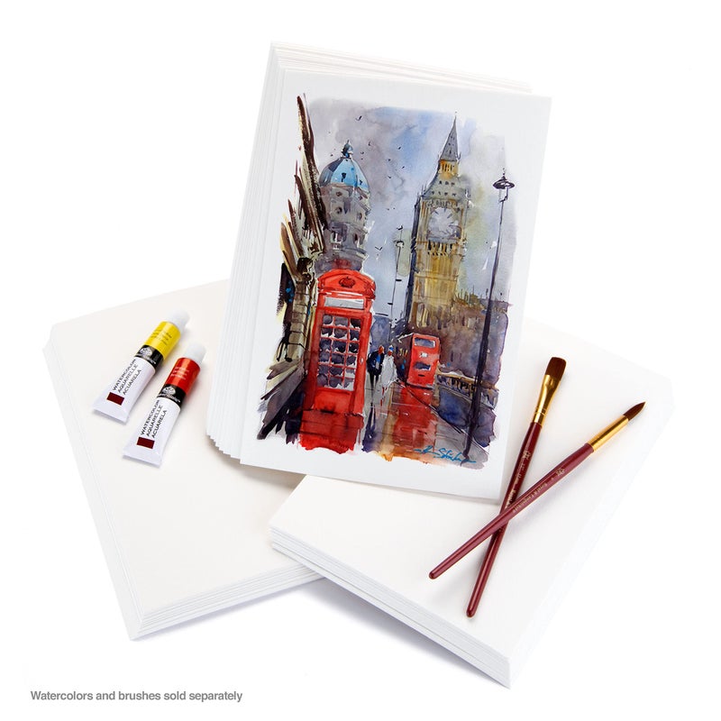 Bee Paper Company Bee Paper 6" x 9" Watercolor Paper Pack, 140lb, 50 Sheets - Image 4