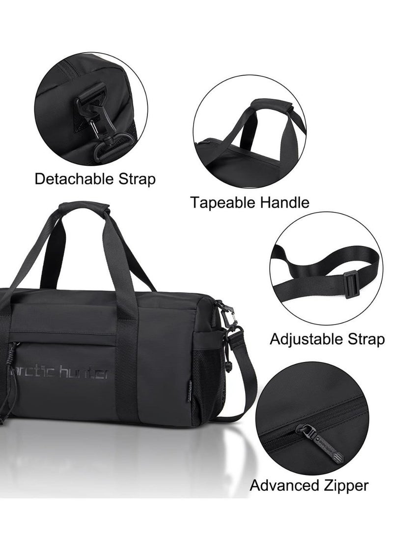 Arctic Hunter Travel Duffle Bag 28L Sports Gym Bag with Shoes Compartment, Wet/Dry Separation - Image 4