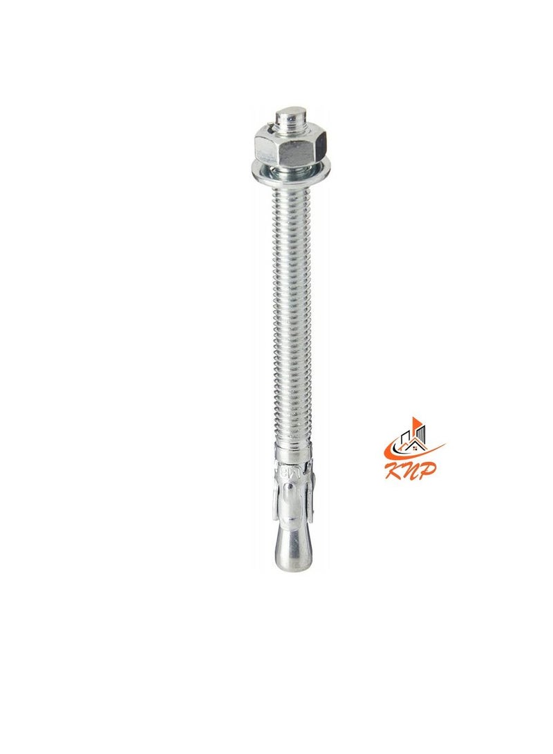 KNP Zinc Plated Through Bolt 12x120mm -5pcs  - Image 2