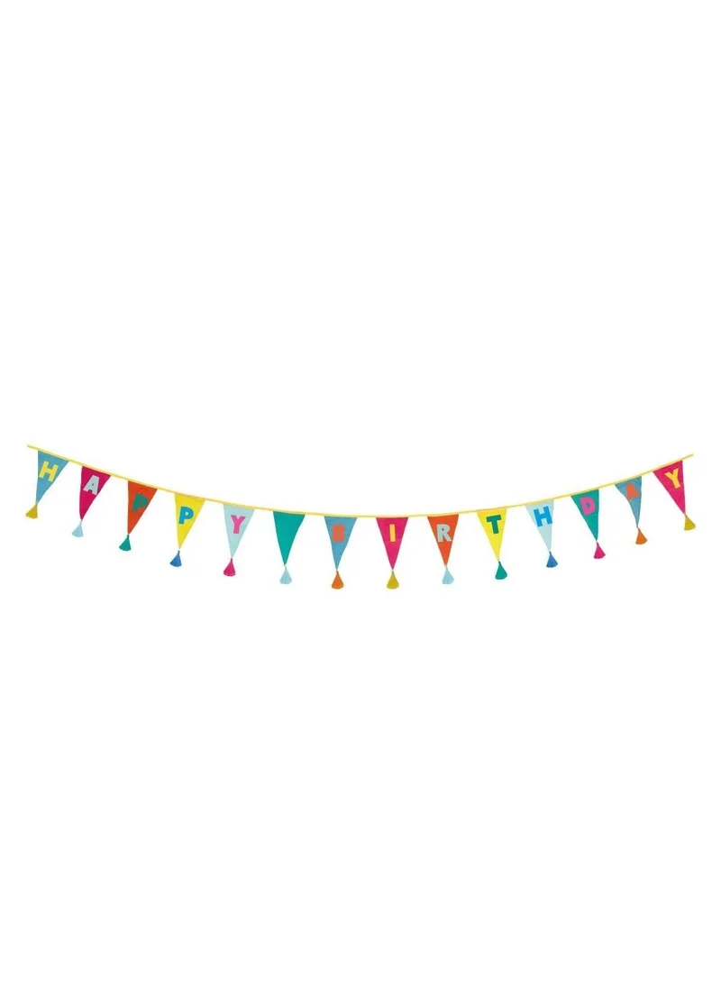 توكينج تيبلز Happy Birthday Fabric Bunting