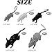 ROYHOO 36PCS Plastic Mini Fake Rat Plastic Mouse Toys Decorations Realistic Pranks Rats Simulated Big Small Mouse Mice Toys for April Fools Day Halloween Prank Party Supplies - Image 4