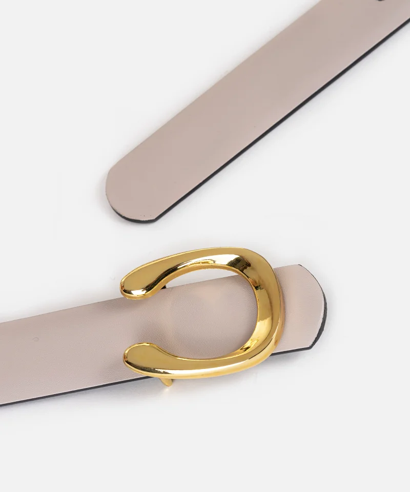 Ipekyol Leather-Effect Belt with Buckle