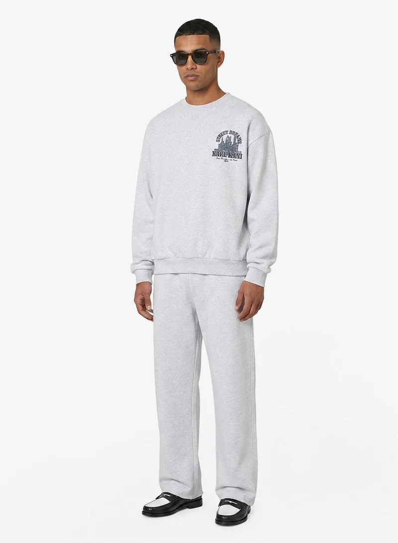 Karl Kani  Emblem Oversized Crew for Men | Best Price UAE
