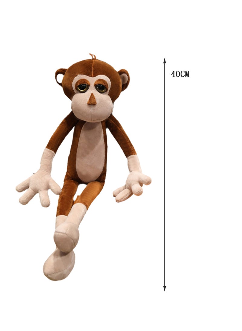 40 CM Cartoon Monkey Plush Toy Soft Stuffed Cute Animal Doll For Girls And Boys All Ages Gift - Image 2