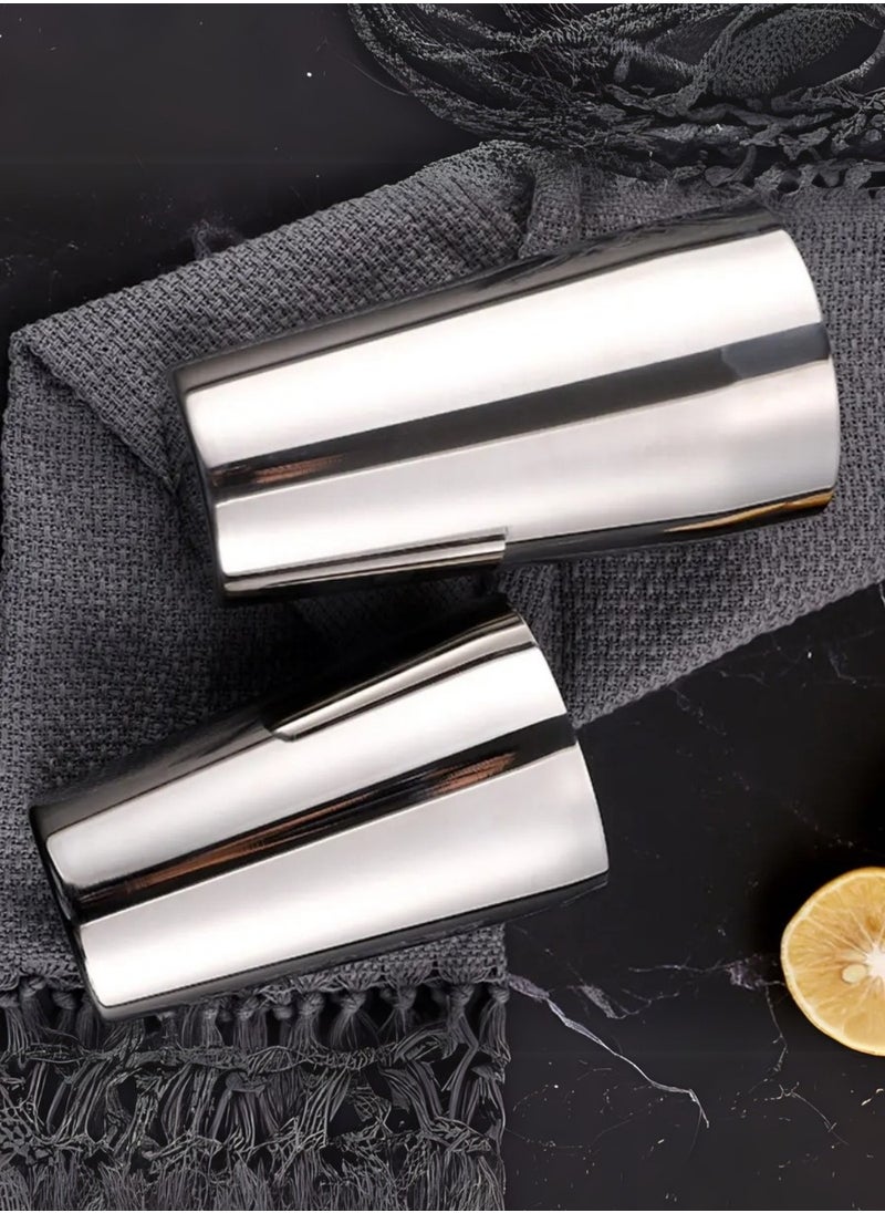 Vosco 6-Piece Boston Cocktail Shaker Set – Premium Stainless Steel Mixing Tools for Home and Professional Bartenders  - Image 2