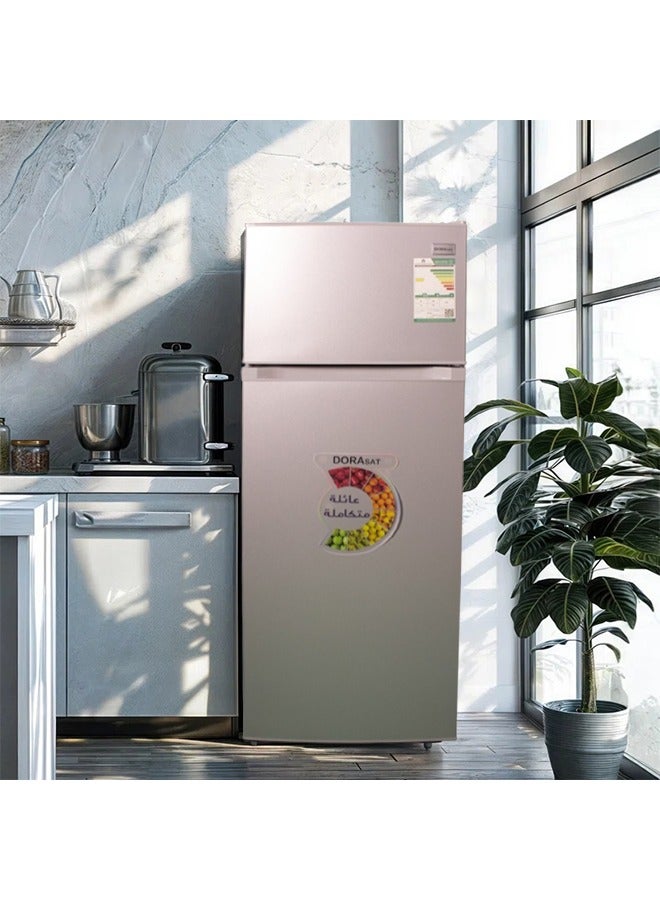 Dora Sat Two-Door Refrigerator - Steam - 330 Liters - 11.8 Feet - Silver - DS330NF - Image 4