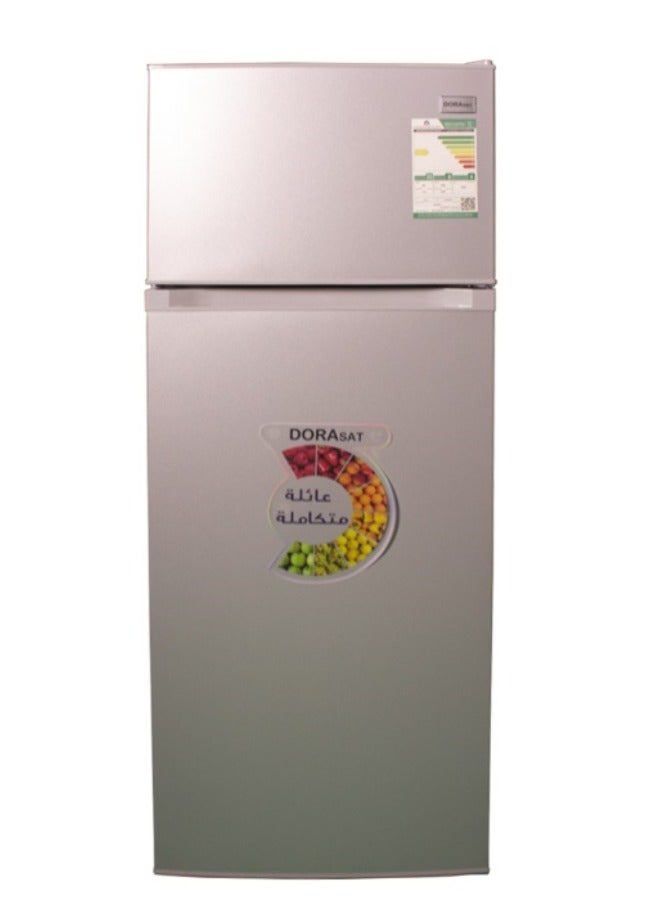 Dora Sat Two-Door Refrigerator - Steam - 330 Liters - 11.8 Feet - Silver - DS330NF - Image 2