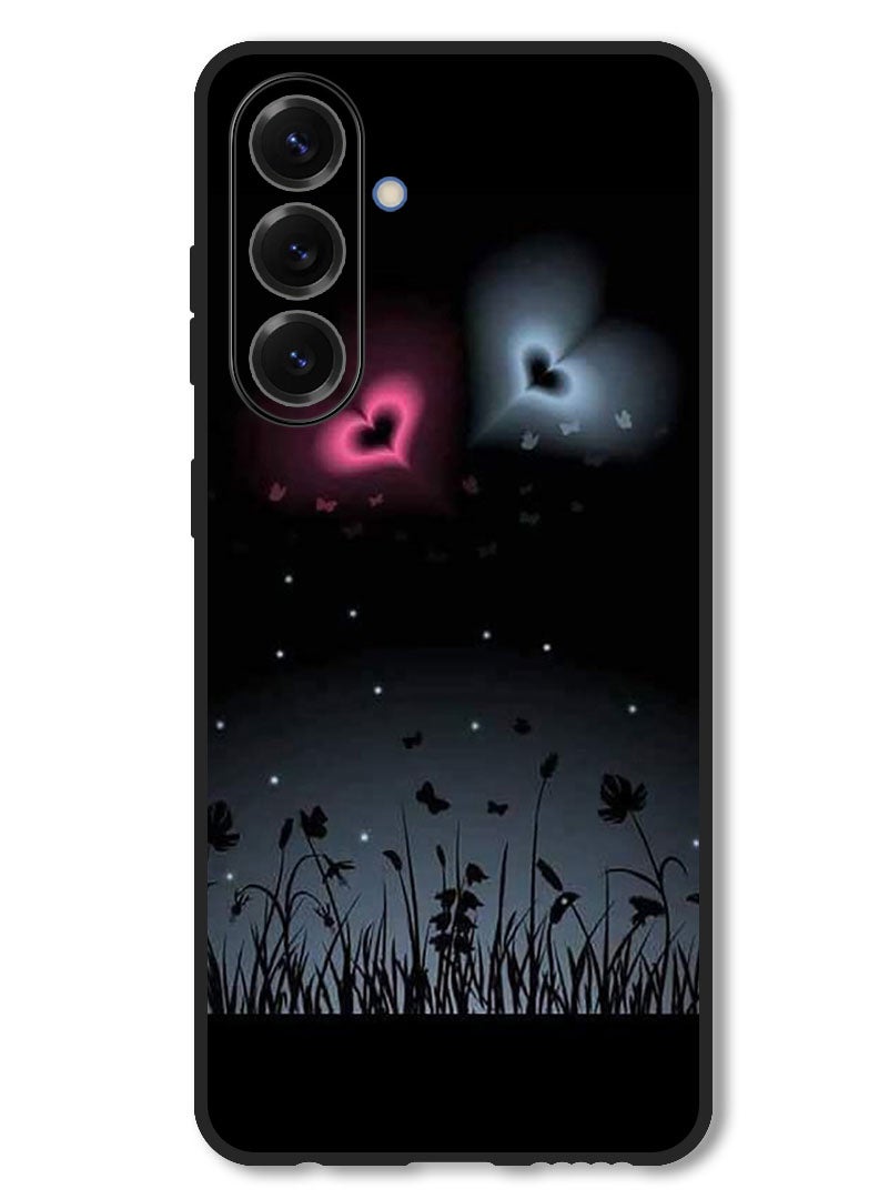 Theodor Case Compatible with Samsung Galaxy F56 6.74 Inch Protection Shockproof Bumper Cover Two Hearts (2) - Image 1