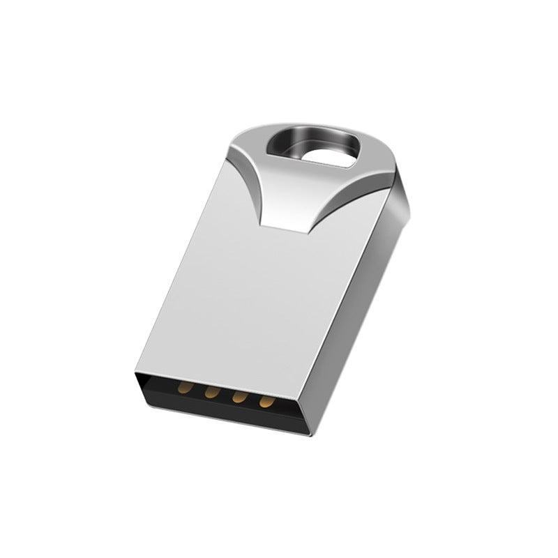 Metal USB Flash Drive Large Capacity Computer 128g Customized Creative Bidding 16g Rotating High Speed 2.0 Car USB Flash Drive Wholesale - Image 1