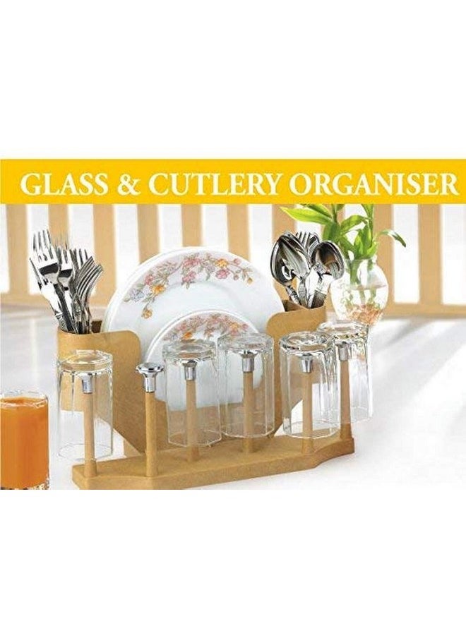 ANJALI - Anjali Glass and Cutlery Organiser Dinner time - Image 1