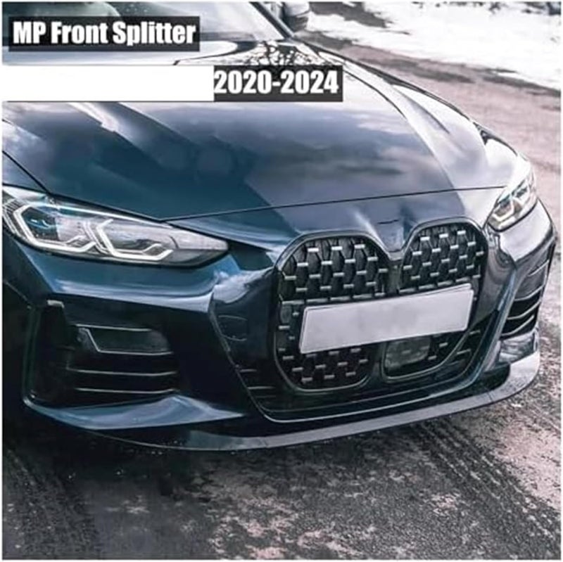 QASULER Front Bumper Lip Splitter for BMW 4 Series - Image 3