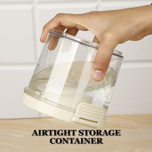 Hexwell Plastic Vacuum Fridge Storage Containers for Grains, Cereals, and Dryfruit Goods - Vacuum Food Storage Containers For Kitchen (1000ml) - Image 5