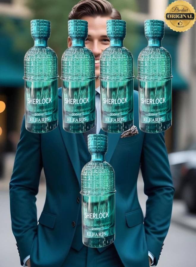 الفارس 5 قطع عطر شيرلوك إلفارس 200 مل - Image 1