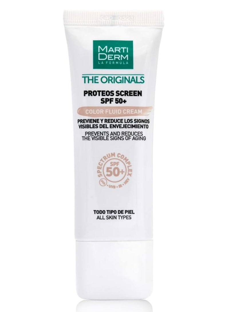 Martiderm The Originals Proteos Screen SPF50+ Tinted Fluid Cream 40 ml - Image 3