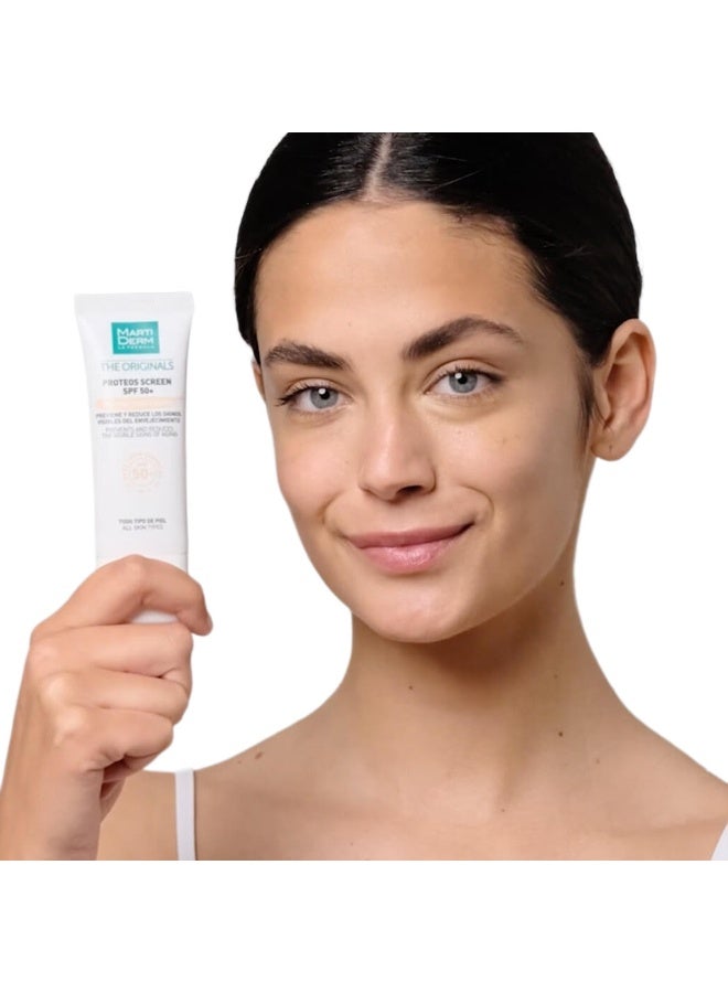 Martiderm The Originals Proteos Screen SPF50+ Tinted Fluid Cream 40 ml - Image 2