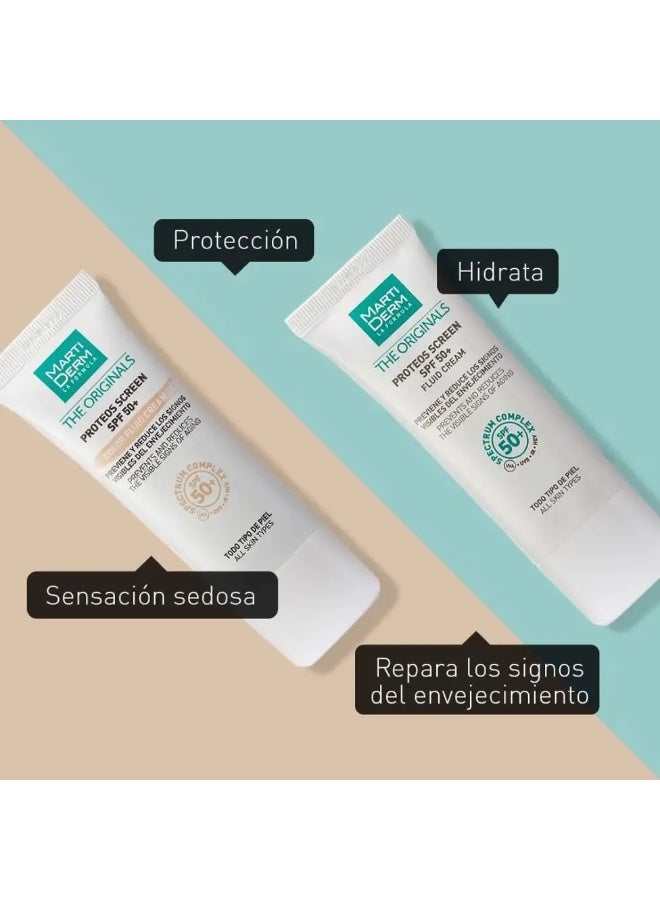 Martiderm The Originals Proteos Screen SPF50+ Tinted Fluid Cream 40 ml - Image 4
