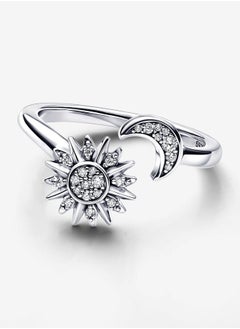Pandora Violet Shining Sun and Moon Open Ring  - Image 3