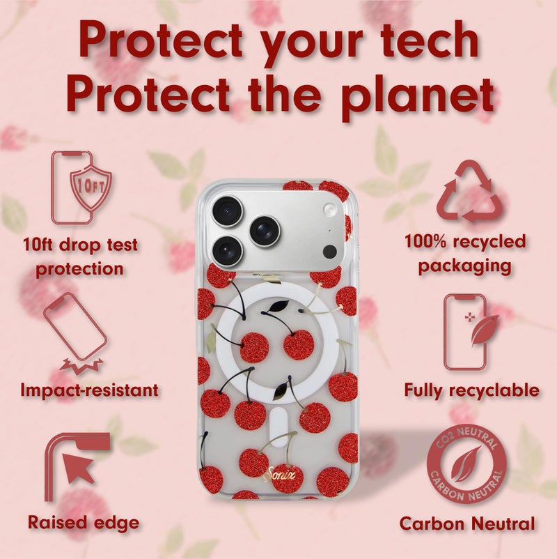 Sonix Case for iPhone 17 Pro Max | Compatible with MagSafe | 10ft Drop Tested | Cherry On Top - Image 4