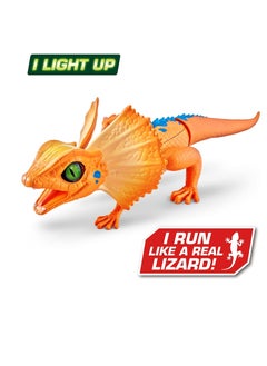 ROBO ALIVE Lurking Lizard Series 3 (Orange) Light Up Toy, Battery-Powered Robotic Toy, Realistic Movements, Toy Lizard  - Image 2