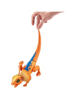 ROBO ALIVE Lurking Lizard Series 3 (Orange) Light Up Toy, Battery-Powered Robotic Toy, Realistic Movements, Toy Lizard  - Image 4