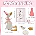 Flahard 14 Pcs One Silly Goose 1st Birthday Decoration 6 Pcs 12 Inch Soft Goose Stuffed Animal 6 Pcs Birthday Hat with Wood Table Decor and 1 Roll Rope for Adopt a Animal Party Favors Gifts Color Set 1 - Image 4