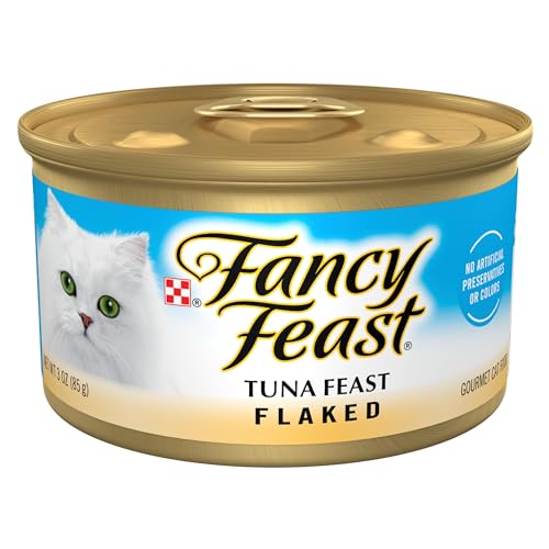 Fancy Feast Purina Fancy Feast Wet Cat Food Flaked Tuna Feast - (Pack of 24) 3 oz. Cans - Image 1