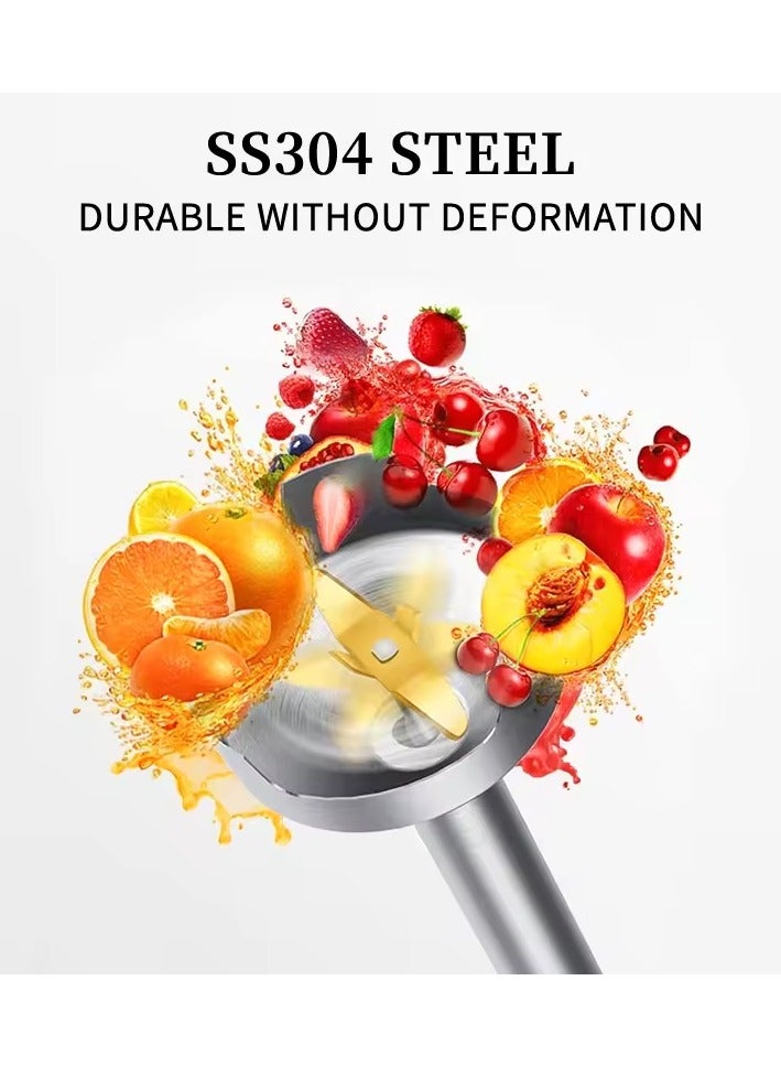 دي اس بي مجموعة خلاط خلاط يدوي قوي للمطبخ المنزلي 1000 وات عصا كهربائية متعددة الوظائف DSP شديدة التحمل 4 في 1 بلاستيك ميكانو 1000وات  - Image 3