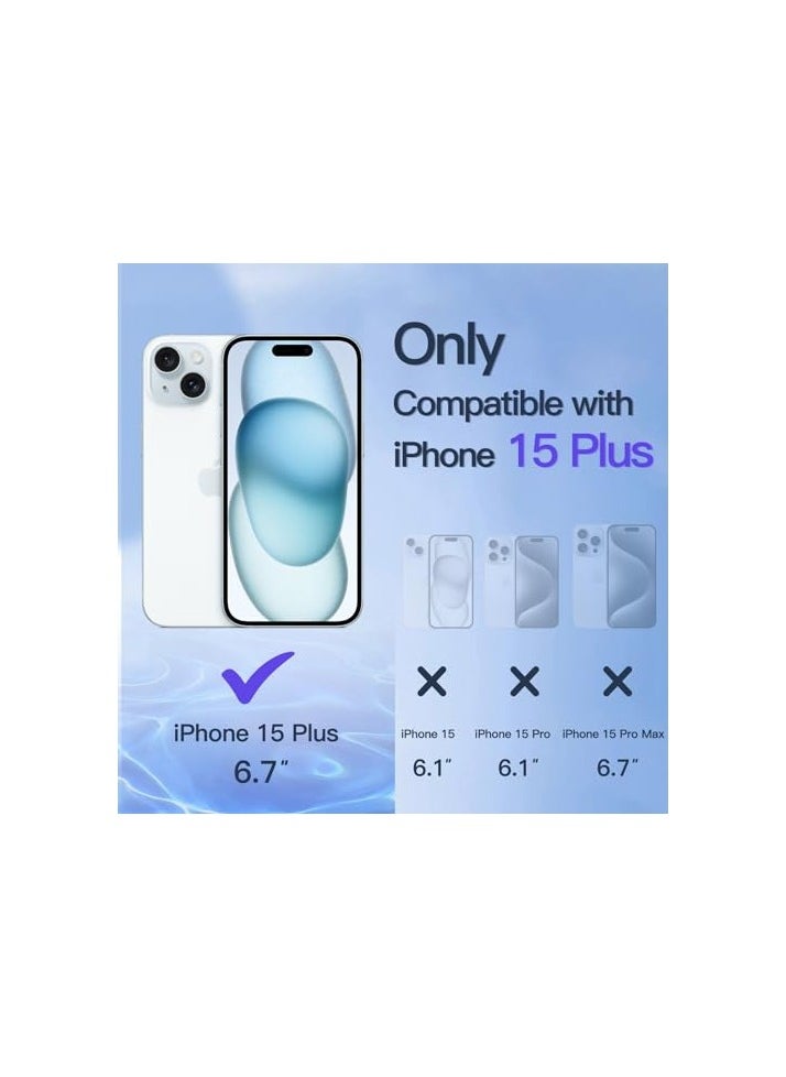 Jetech JETech Privacy Full Coverage Screen Protector for iPhone 15 Plus 6.7-Inch, Black Edge Anti-Spy Tempered Glass Film with Easy Installation Tool, Case-Friendly, 2-Pack  - Image 2