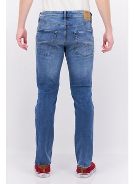 Jack Jones بنطلون جينز رجالي قابل للتمدد بقصّة عادية، أزرق  - Image 3