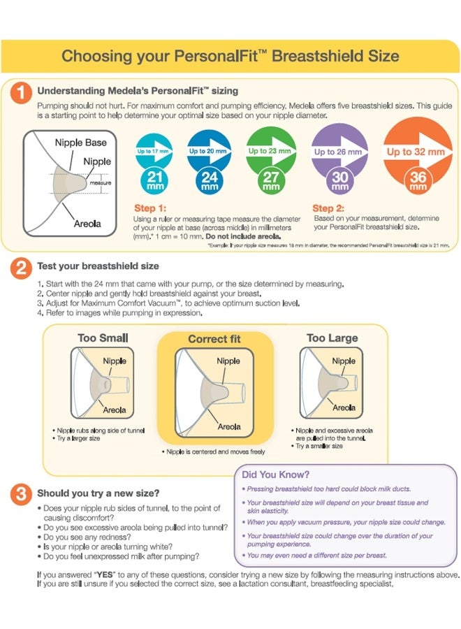 Medela PersonalFit Breast Shield, 21 mm - Image 4