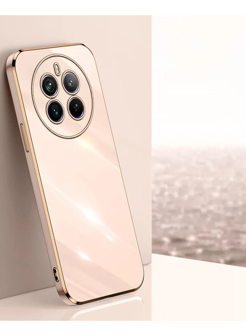 general Realme 12 Pro Plus 5G Case Silicone, Plating Realme 12 Pro+ Phone Case Shockproof Thin and Soft Cover