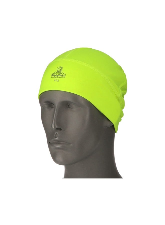 RefrigiWear Unisex Flex-Wear Skull Cap (Hivis Lime, One Size Fits All)