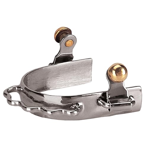 Weaver Leather womens Barrel horse spurs, Silver, Women's US, 1 Pair - Image 1