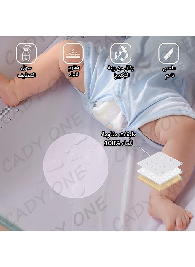 Cady One - Portable Foldable Baby Changing Table With Wheels For Infant, Waterproof Diaper Pad Topper - Image 1