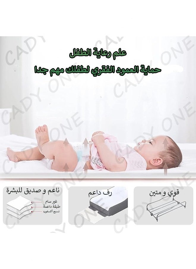 Cady One - Portable Foldable Baby Changing Table With Wheels For Infant, Waterproof Diaper Pad Topper - Image 1
