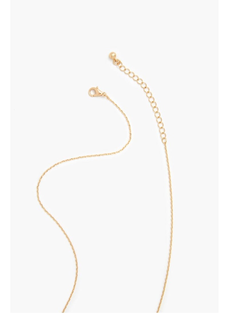 FOREVER 21 Rhinestone Zodiac Charm Necklace  - Image 2